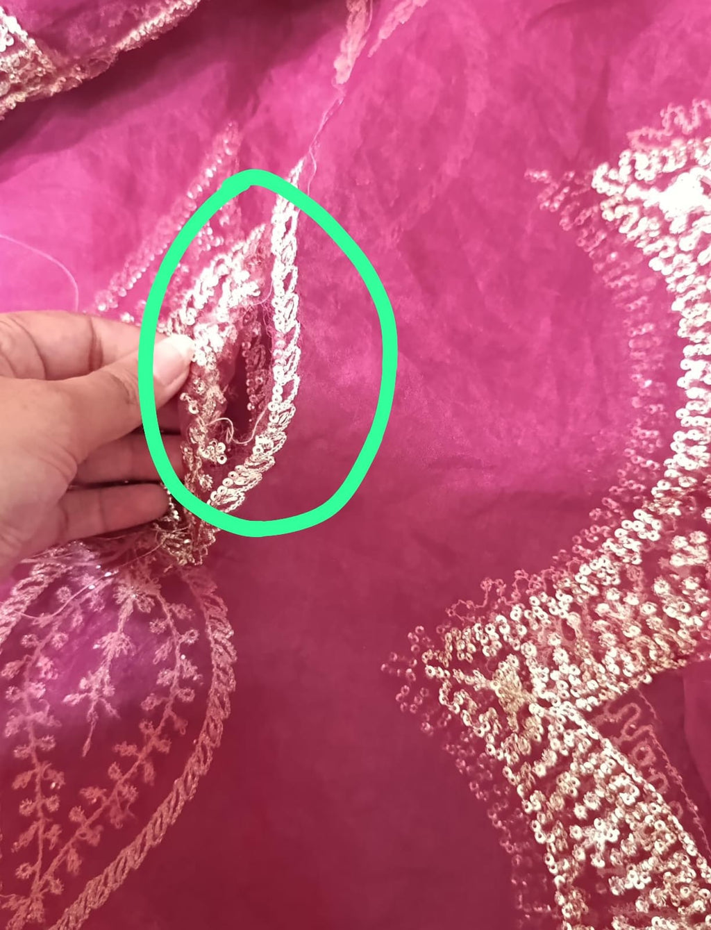 HussainRehar  organza emb fancy dupatta befresh