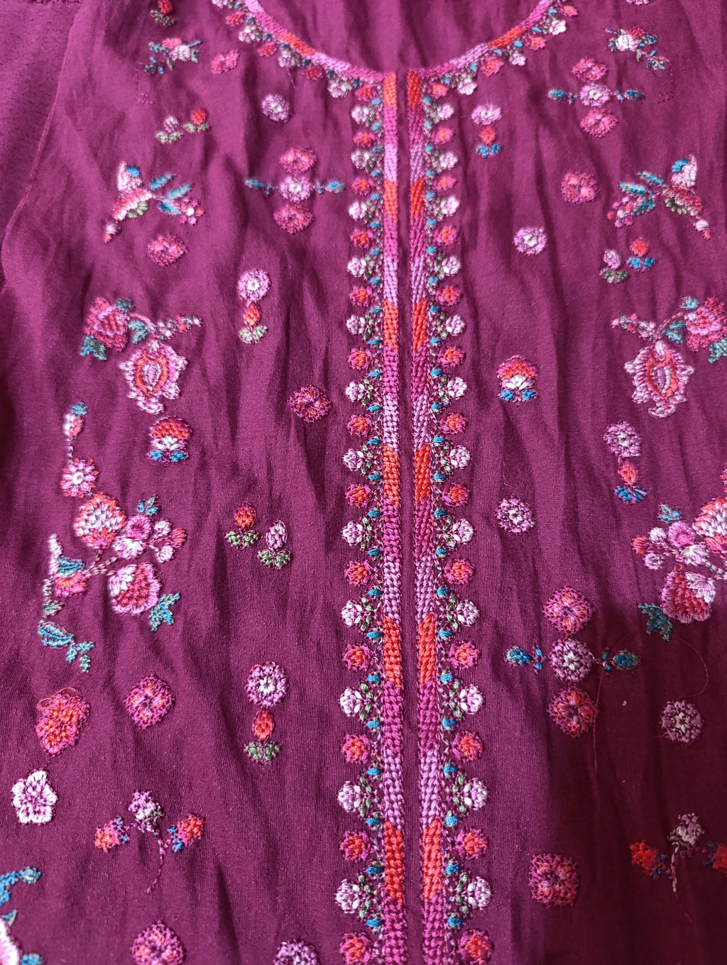 HussainRehar leftover karandi embroidered 3pc