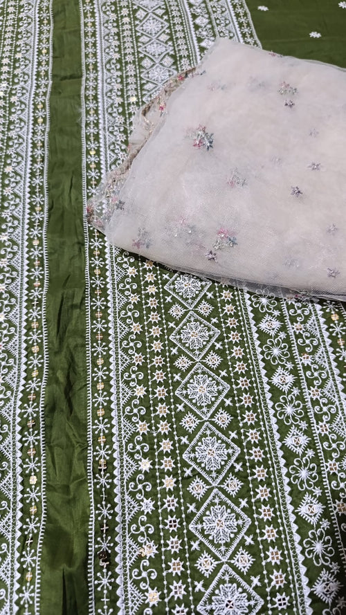 Batik emb lawn 3pc