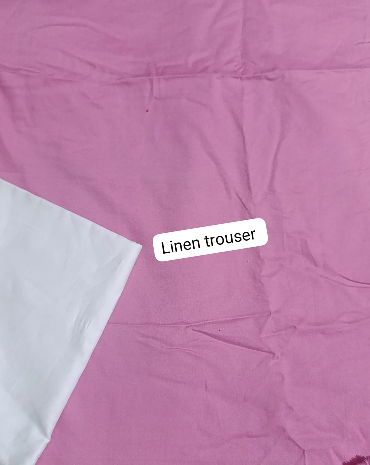 Branded winter linen trouser