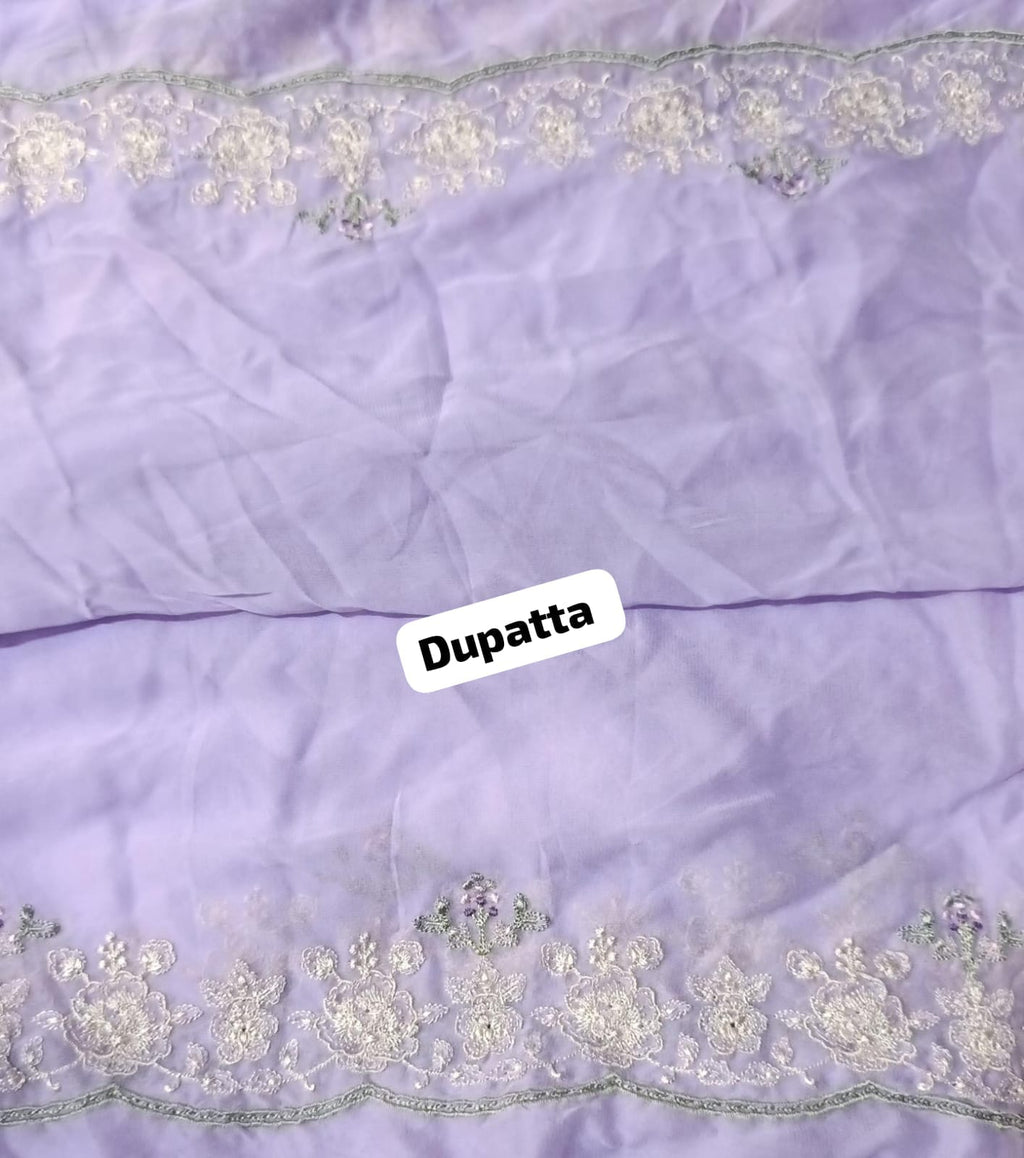 Zarashahjahan chiffon emb dupatta
