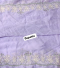 Zarashahjahan chiffon emb dupatta
