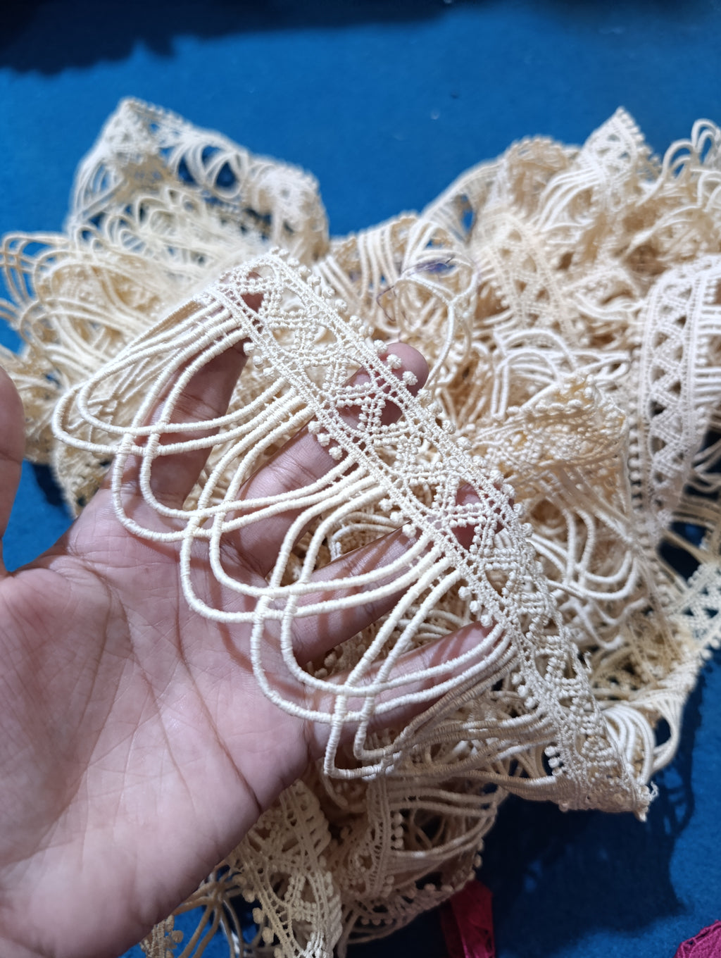 Kanwal Malik diyable laces per yard