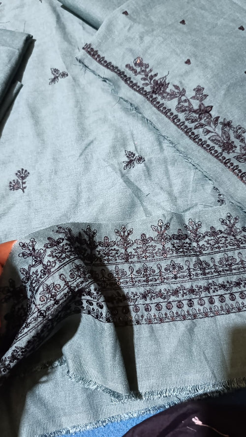 Batik embroidery khaddar 2pc