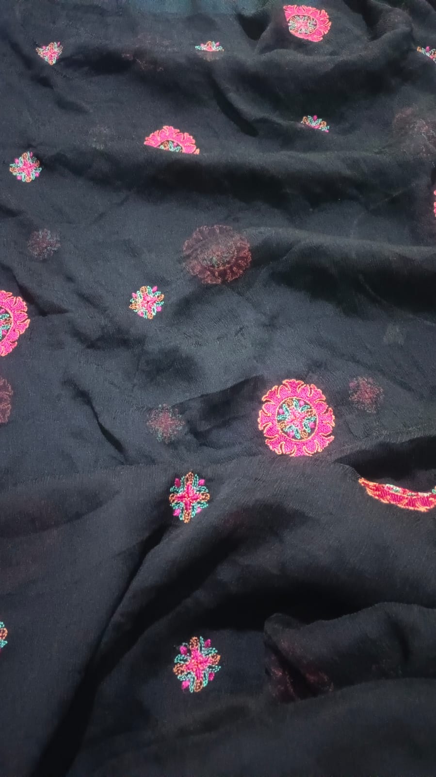 Bareeze embroidered chiffon dupatta