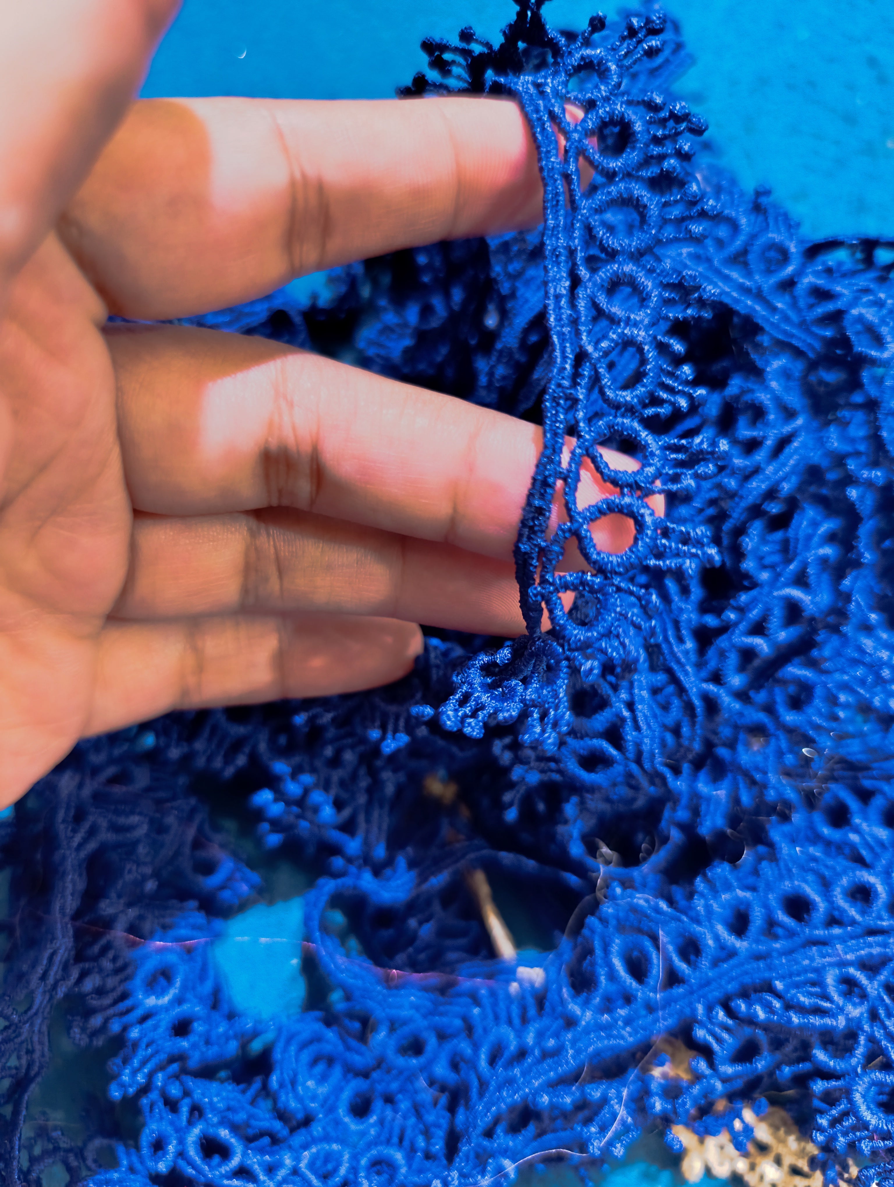 Kanwal Malik diyable laces per yard