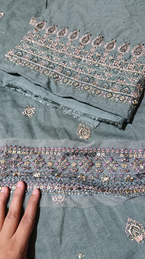Batik embroidery khaddar 2pc