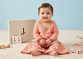 J. Kids  Fancy raw silk 2pc 9/12 months