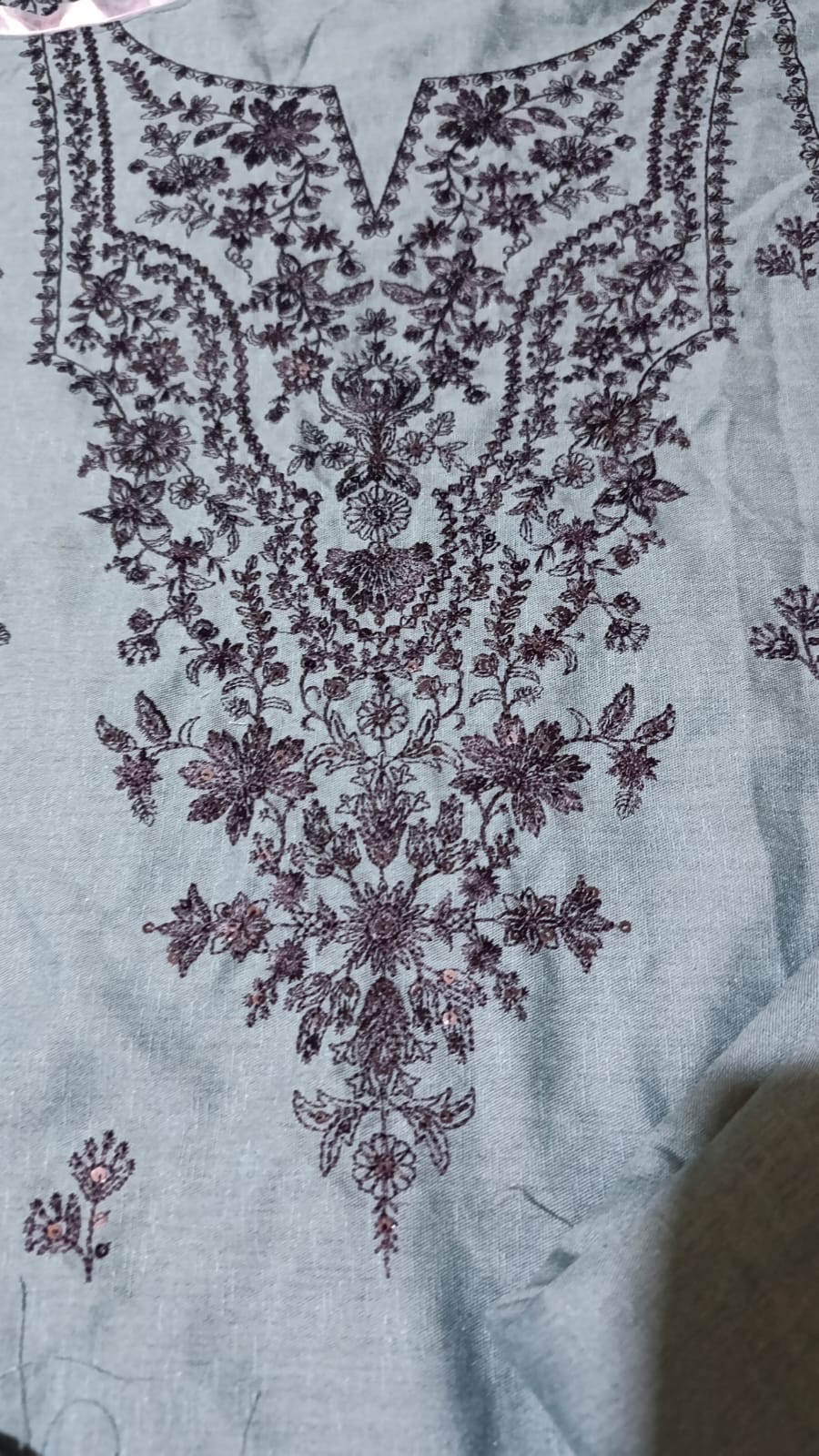 Batik embroidery khaddar 2pc