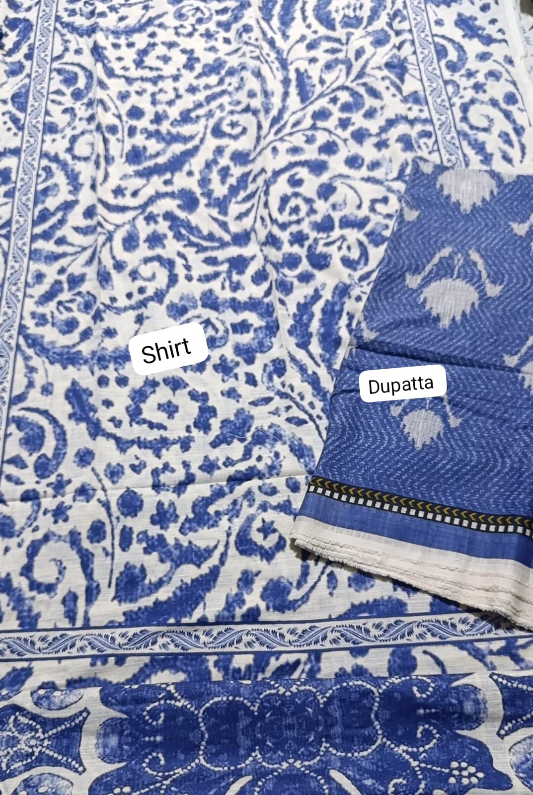 Sana safinaz printed winter khaddar 2pc