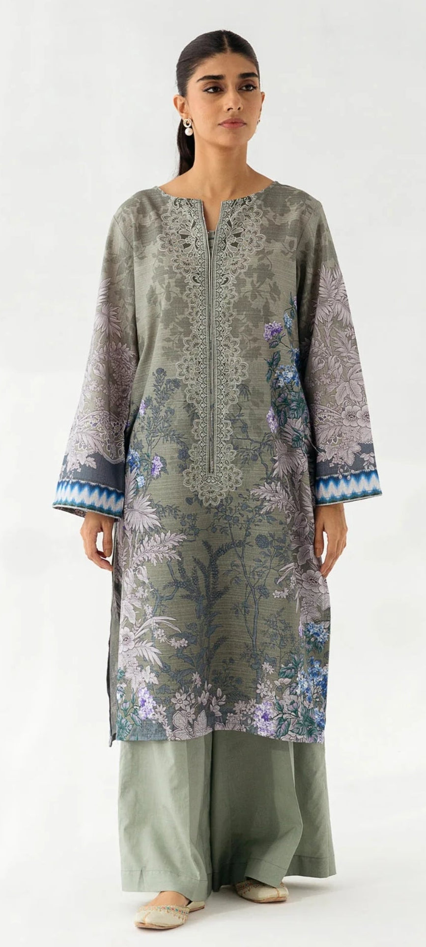 Morbagh by beechtree winter khaddar printed 2pc