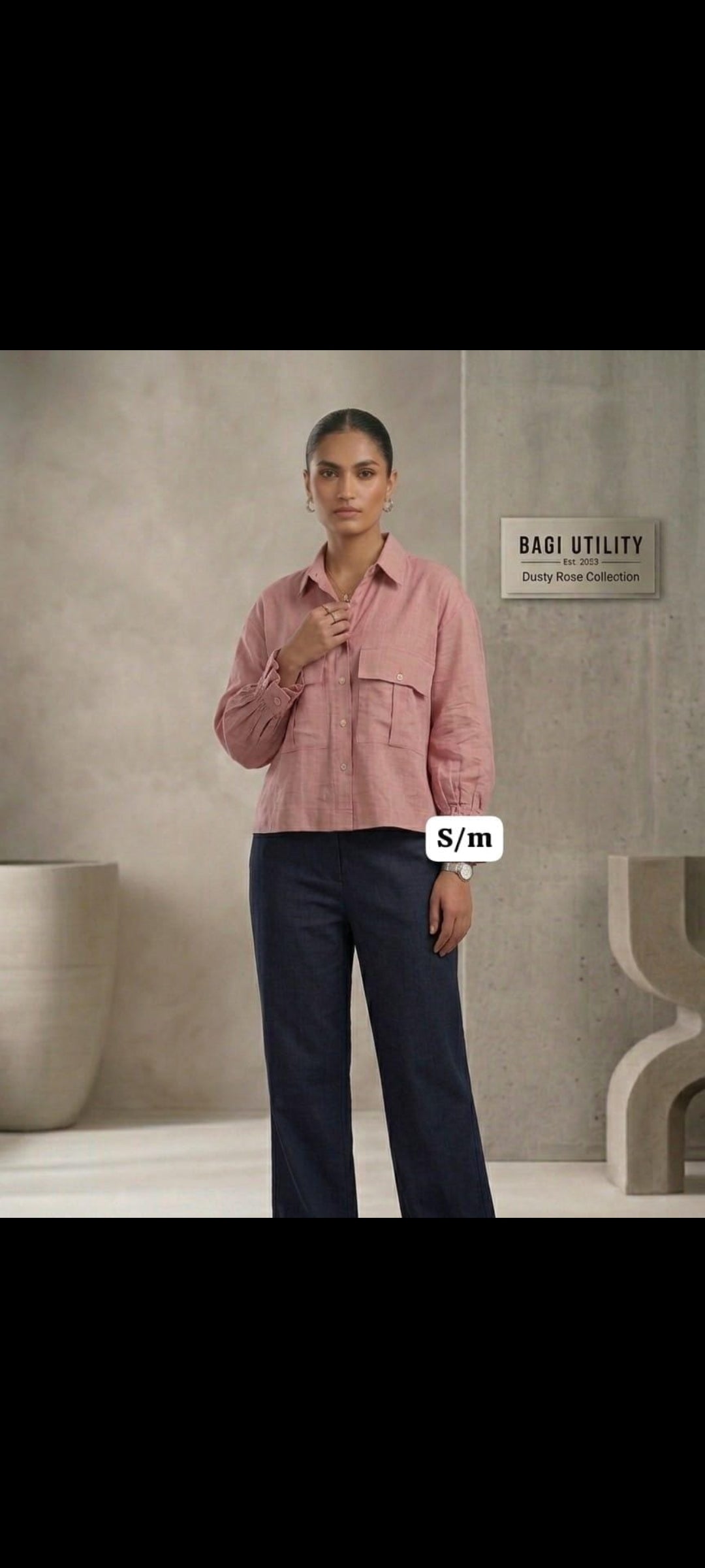 Evervanna western cotton  silk shirt  s/m