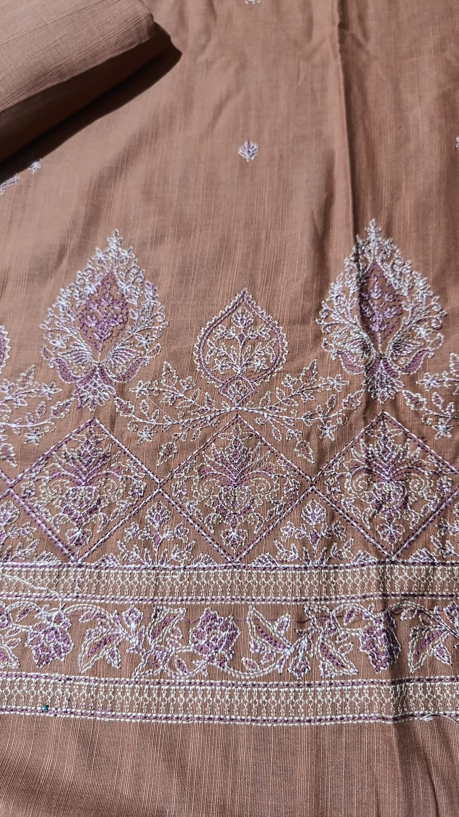 Batik emb khaddar 2pc