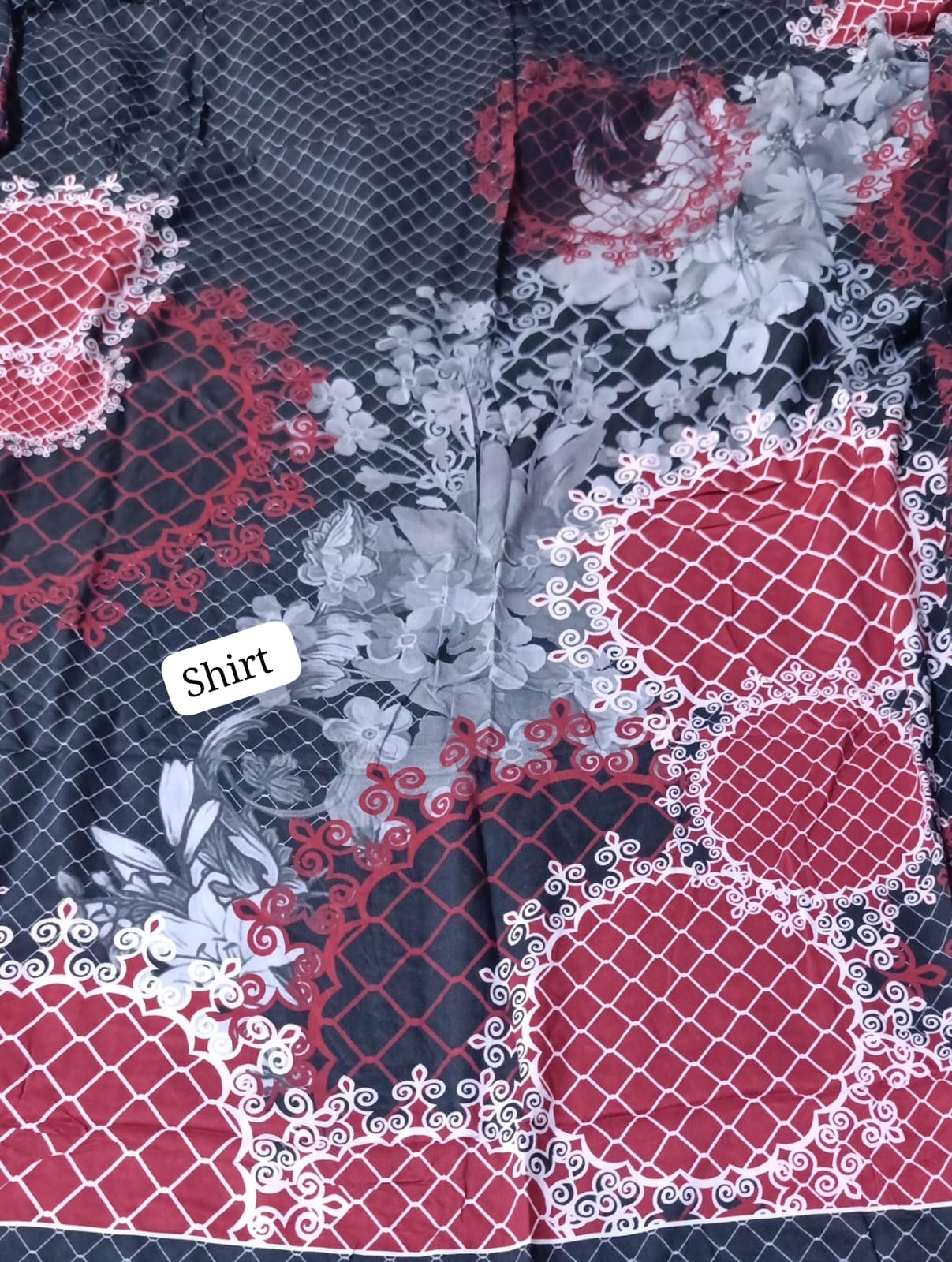 Nishat linen printed shirt