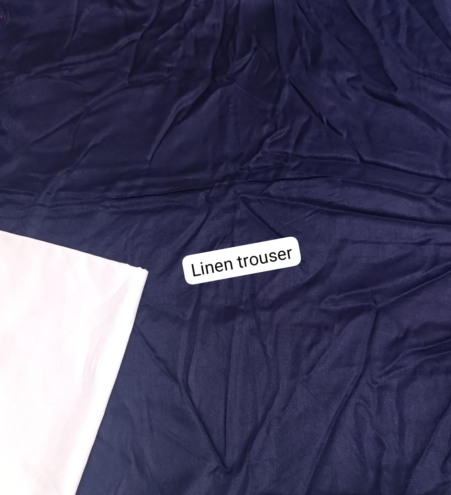 Branded winter linen trouser