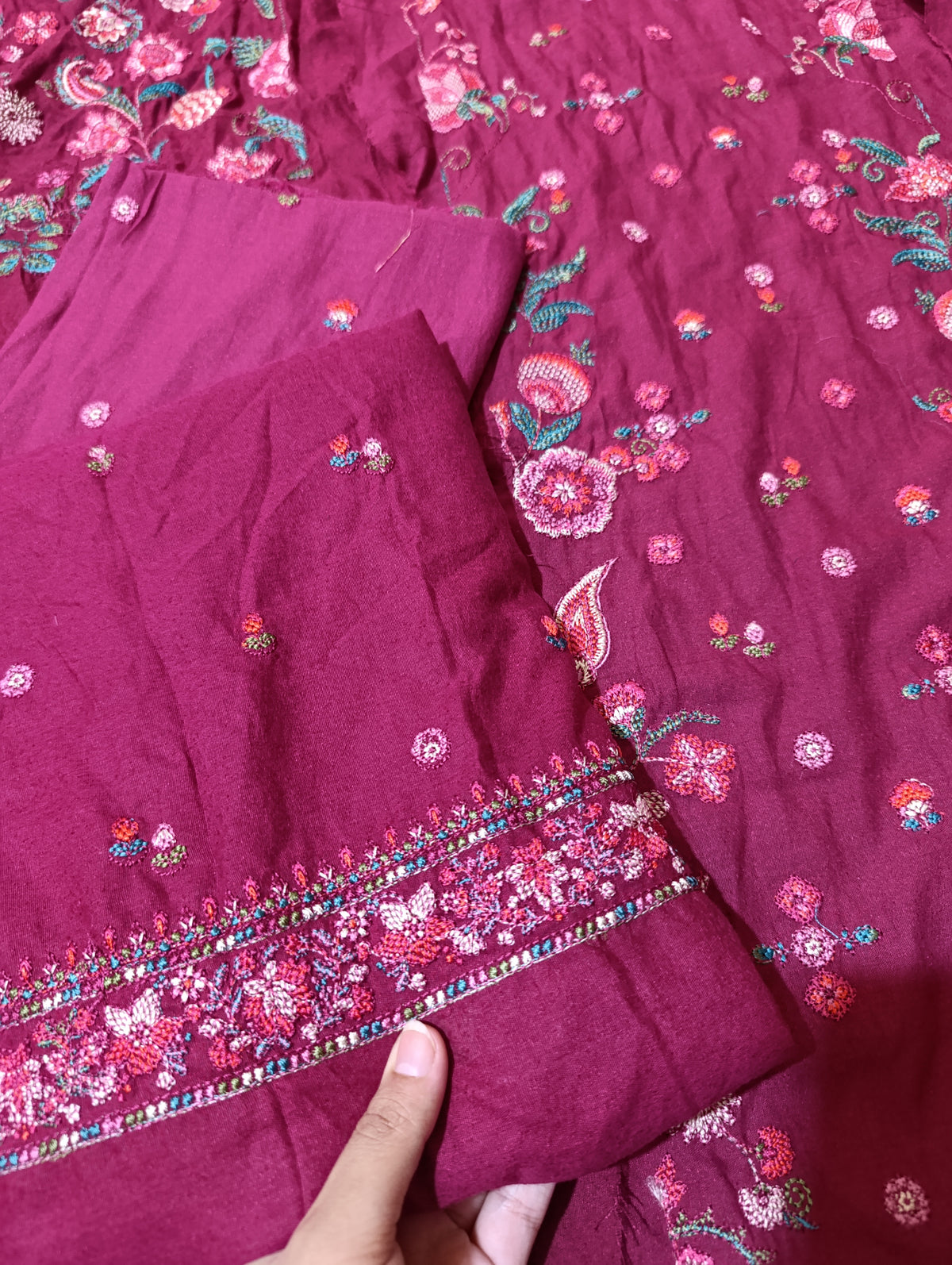 HussainRehar emb karandi 3pc