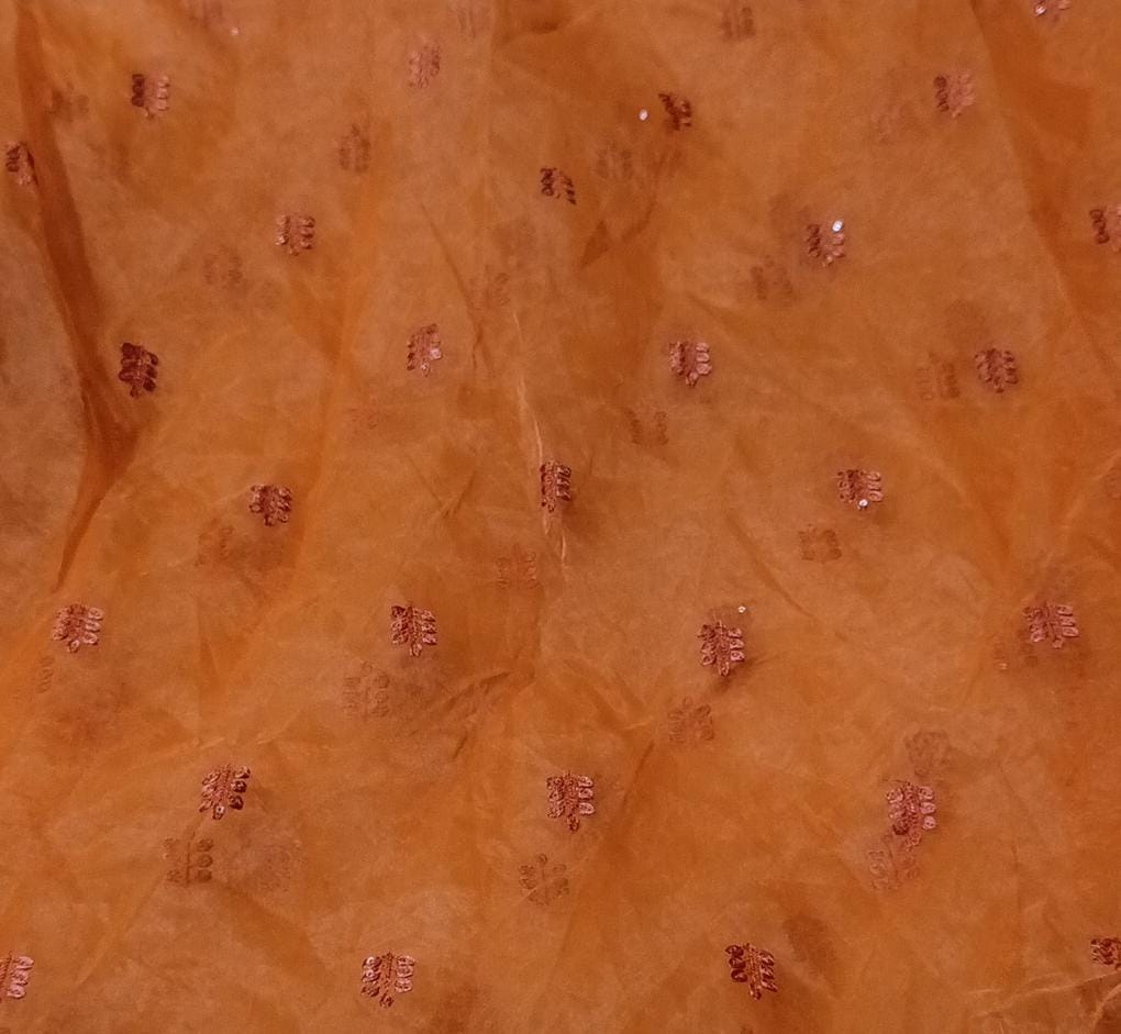 Branded organza emb dupatta