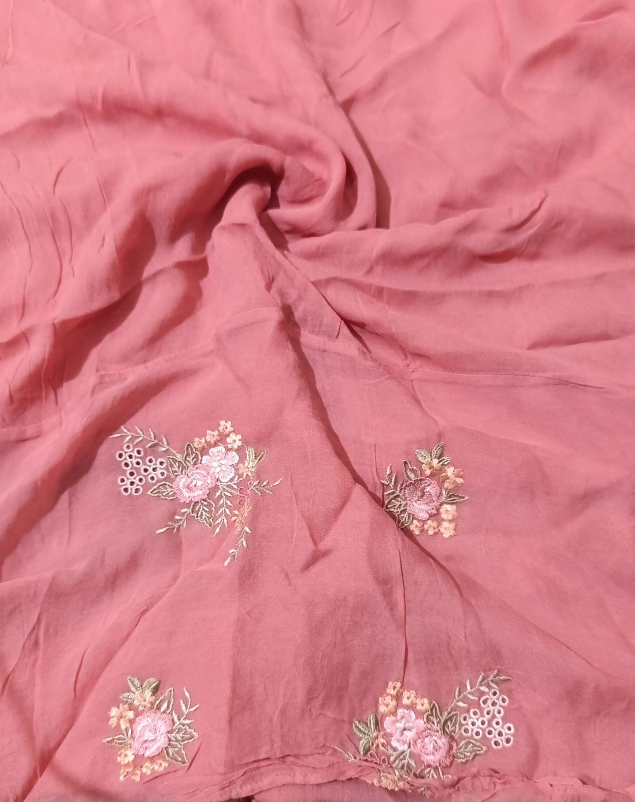 Branded chiffon emb dupatta