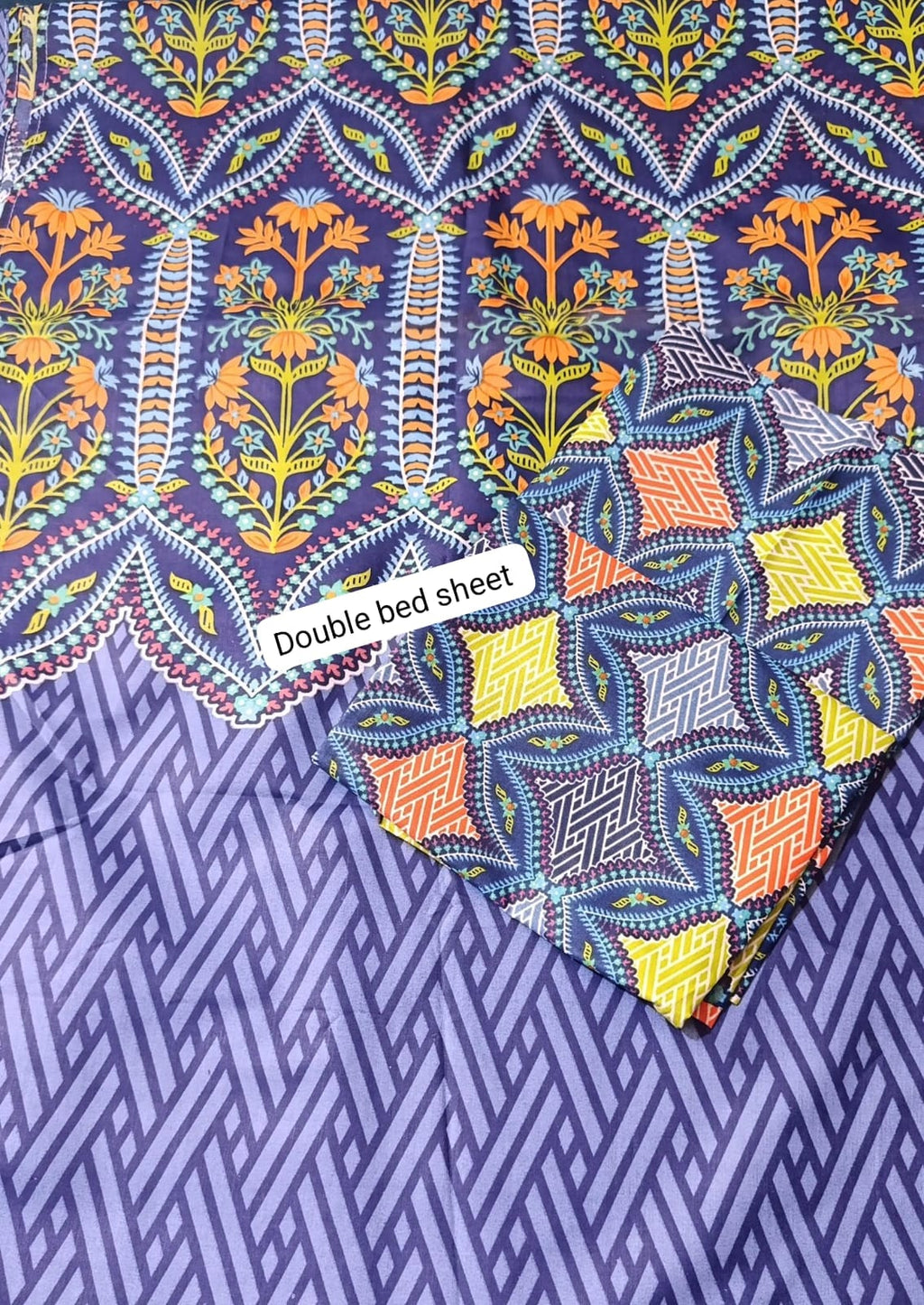 Nishat cotton double bedsheet