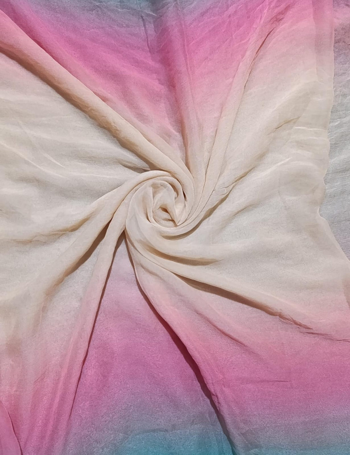 Faizasaqlain printed chiffon dupatta