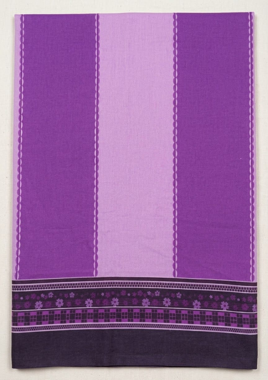 Baroque acrylic printed shawl