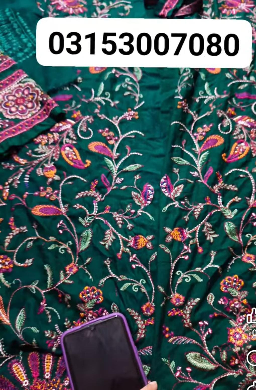 HussainRehar emb karandi 2pc
