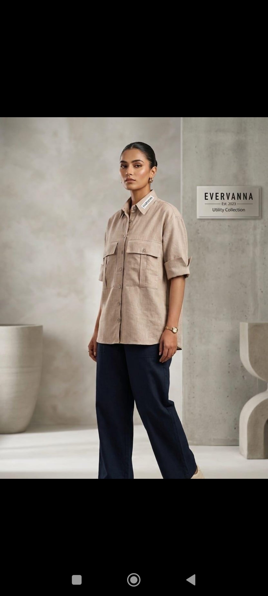 Evervanna western cotton  shirt m/L