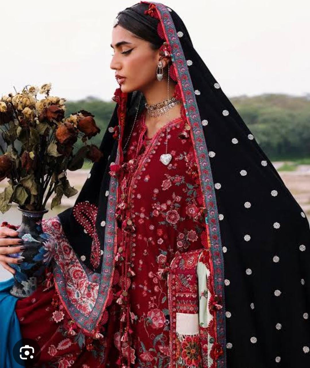 HussainRehar leftover karandi embroidered 2pc