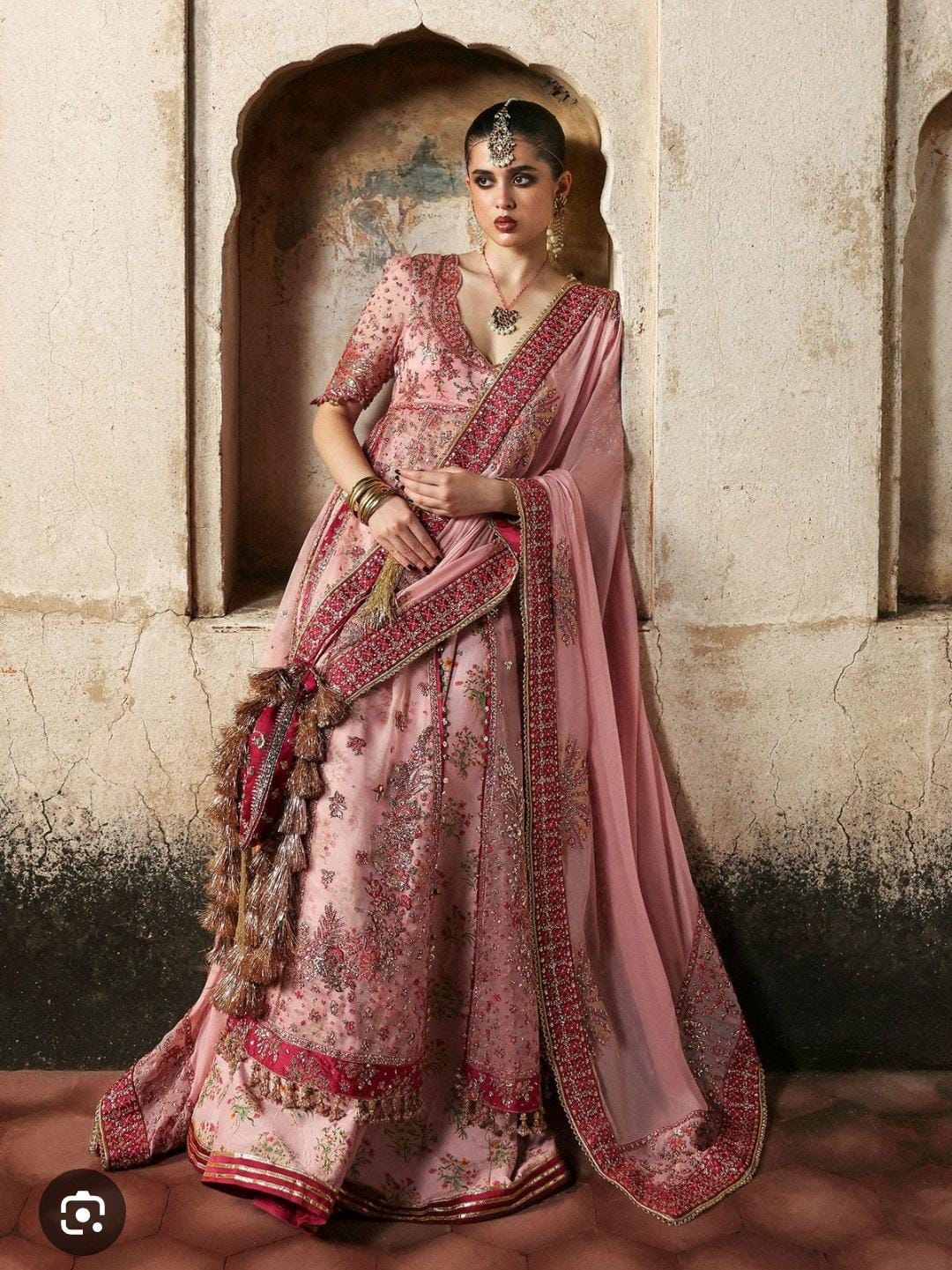 HussainRehar organza emb fancy 2pc