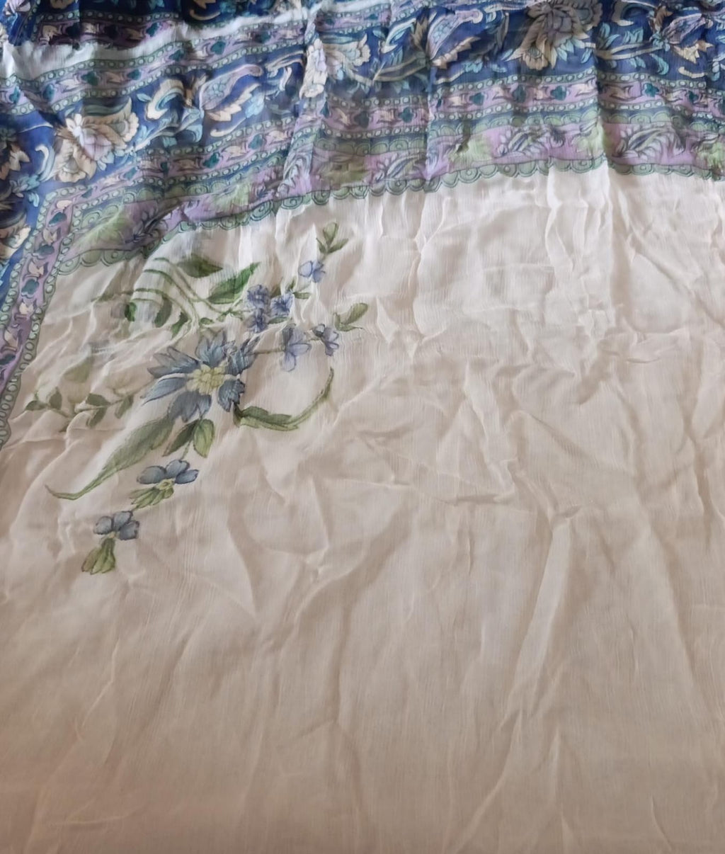 Bareeze pure chiffon printed dupatta